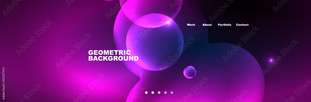 Shiny neon circles and bubbles, dark abstract background with blurred magic neon light, wallpaper design Shiny neon circles and bubbles, dark abstract background with blurred magic neon light, wallpaper design