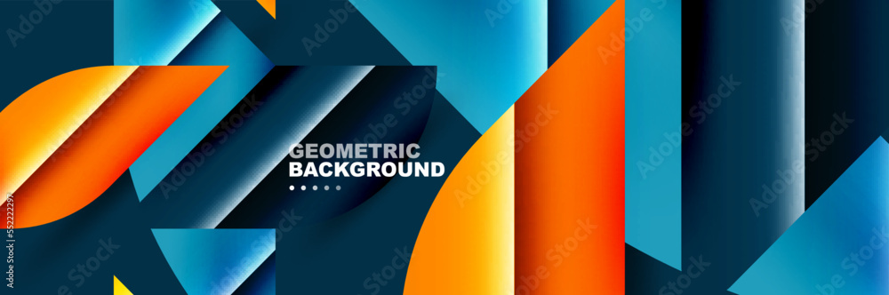 Abstract background with trendy composition and fluid gradients Abstract background with trendy composition and fluid gradients