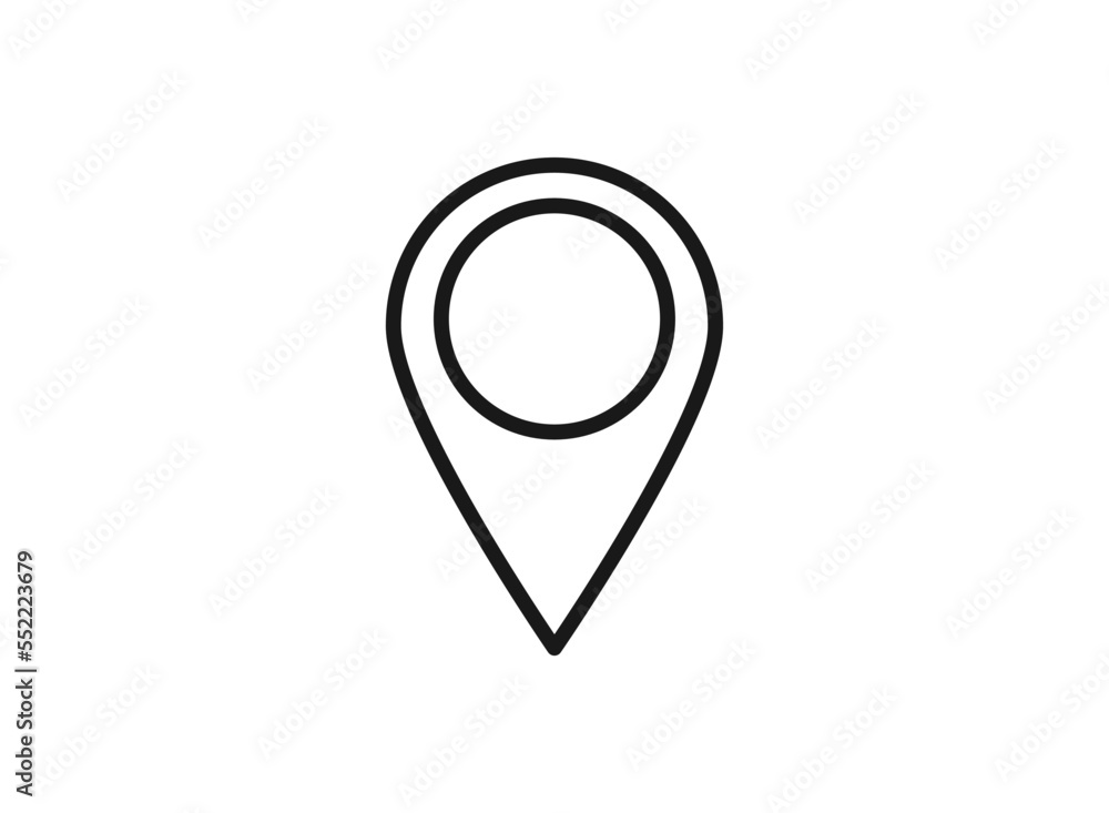 Location, pin, pointer icon symbol design. gps icon. Location, pin, pointer icon symbol design. gps icon.