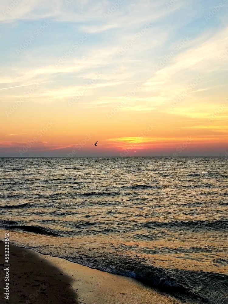 Obraz premium Sunset on cape Cod Bay