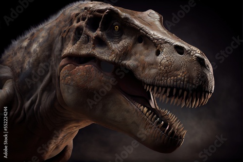 Tyrannosaurus rex or T-Rex is a theropods  Generative AI