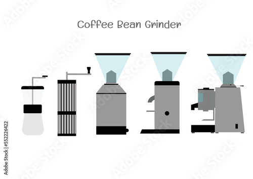 Сoffee grinder icon for web design, menu,postcard and magazine vector illustration.
