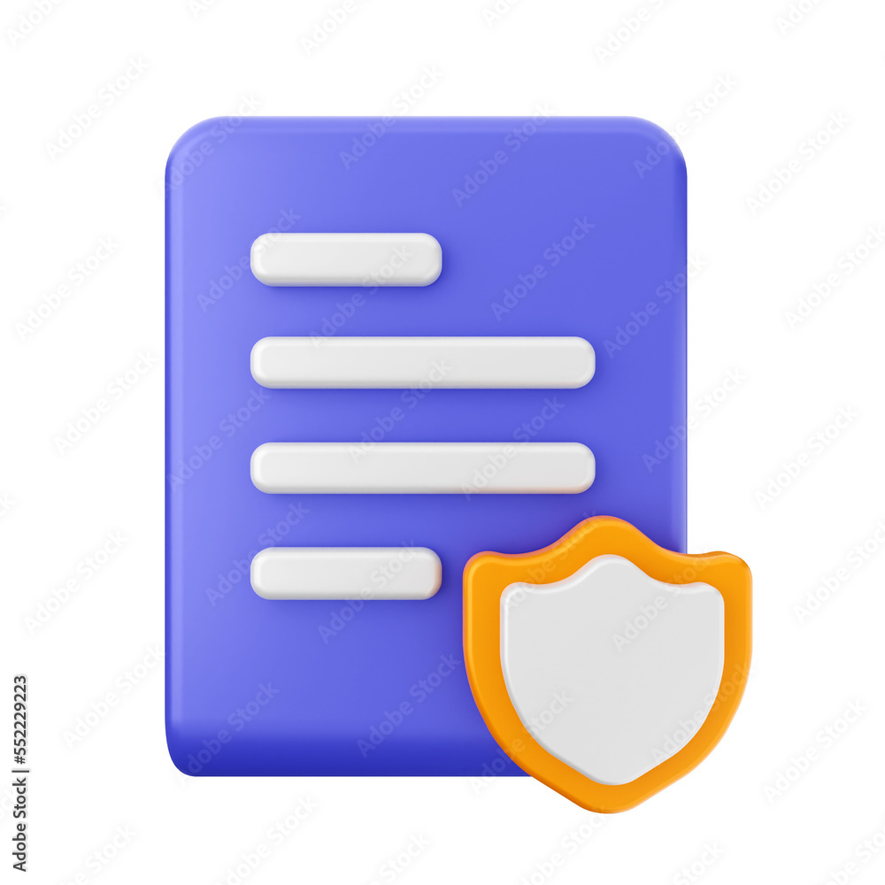 file data document icon illustration 3d render file data document icon illustration 3d render