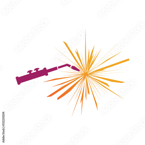 Welding Tool Vector Icon Design Illustration
