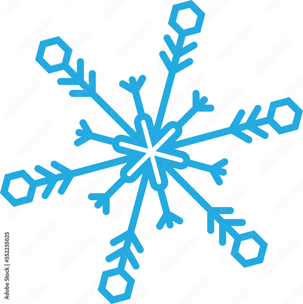 blue Snowflake decoration blue Snowflake decoration