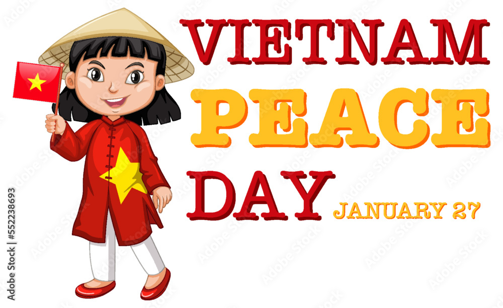 Vietnam Peace Day Banner Design
