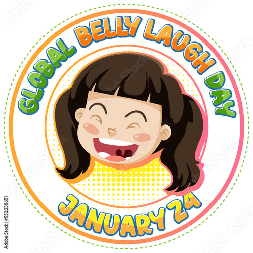 Global Belly Laugh Day Banner Design