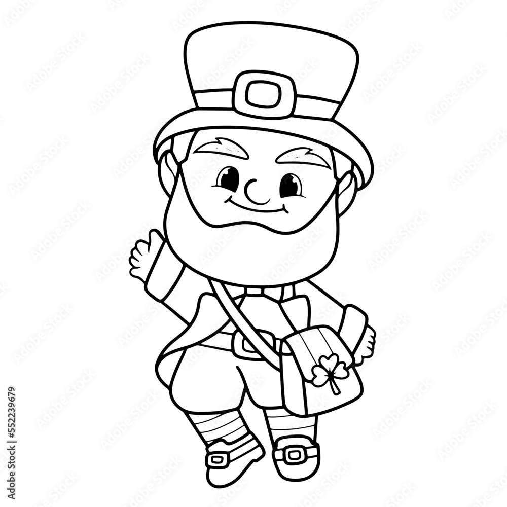 st patrick day outline cartoon st patrick day outline cartoon