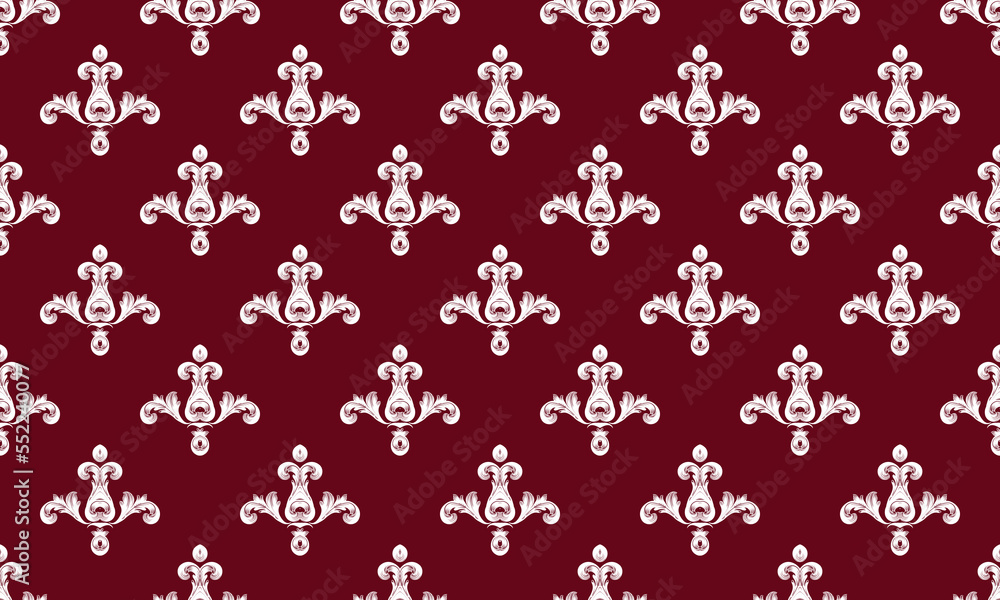 Damask Fleur de Lis vector seamless pattern background wallpaper Damask Fleur de Lis vector seamless pattern background wallpaper