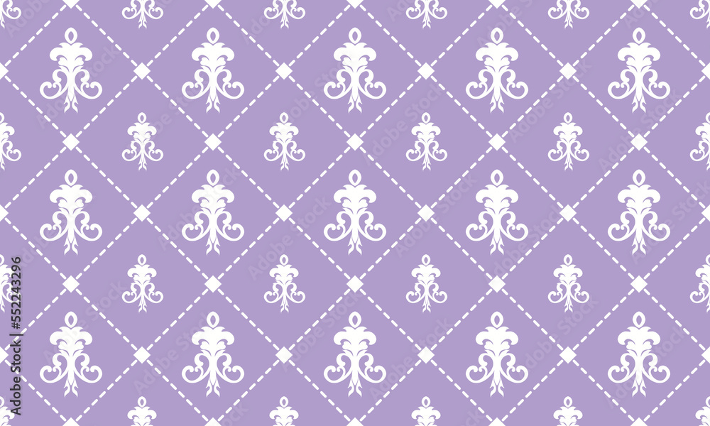 Pastel Damask Fleur de Lis pattern sheets vector seamless background wallpaper