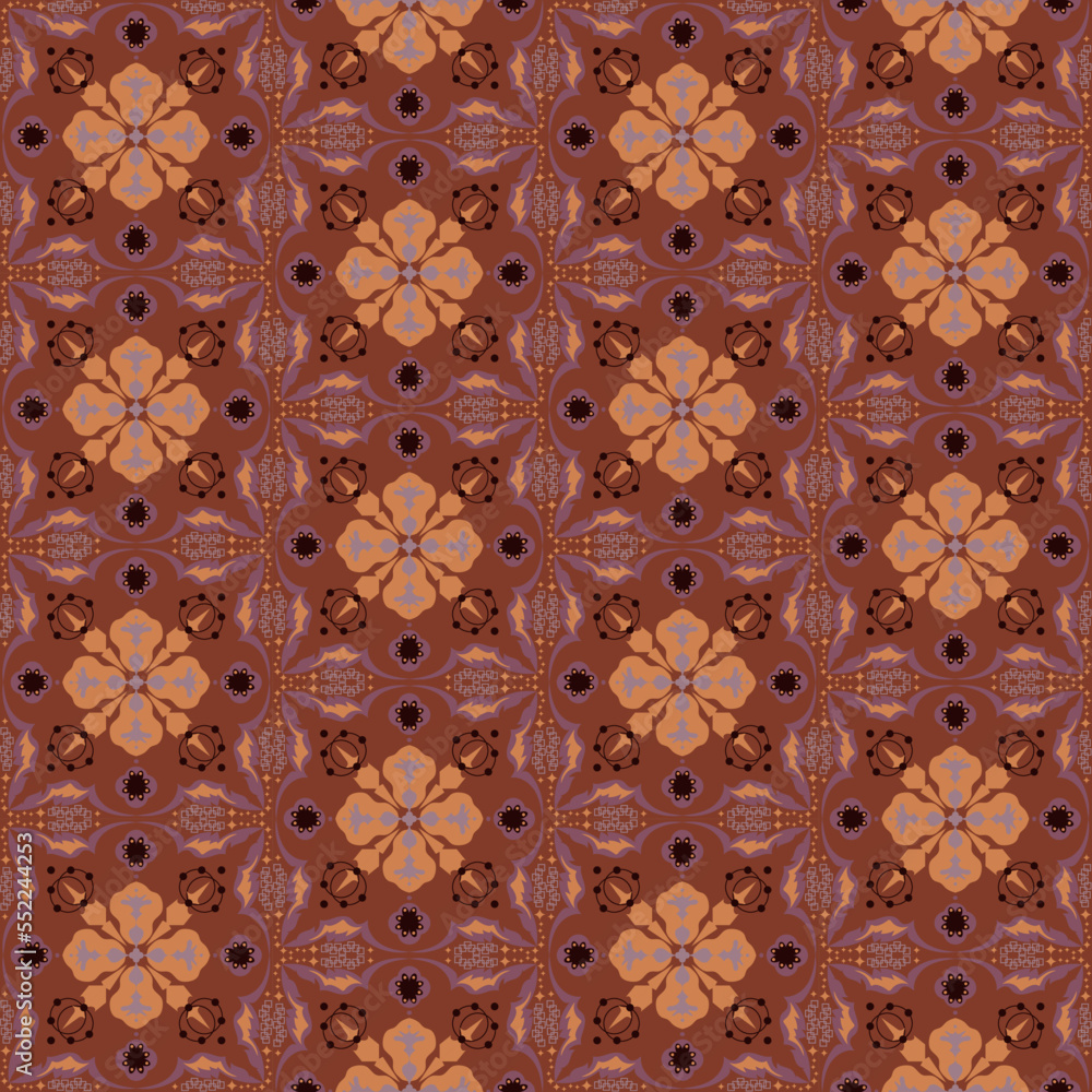 Nature Seamless Pattern Garden Floral Background Damask Plant Aboriginal Ornament Art Nature Seamless Pattern Garden Floral Background Damask Plant Aboriginal Ornament Art