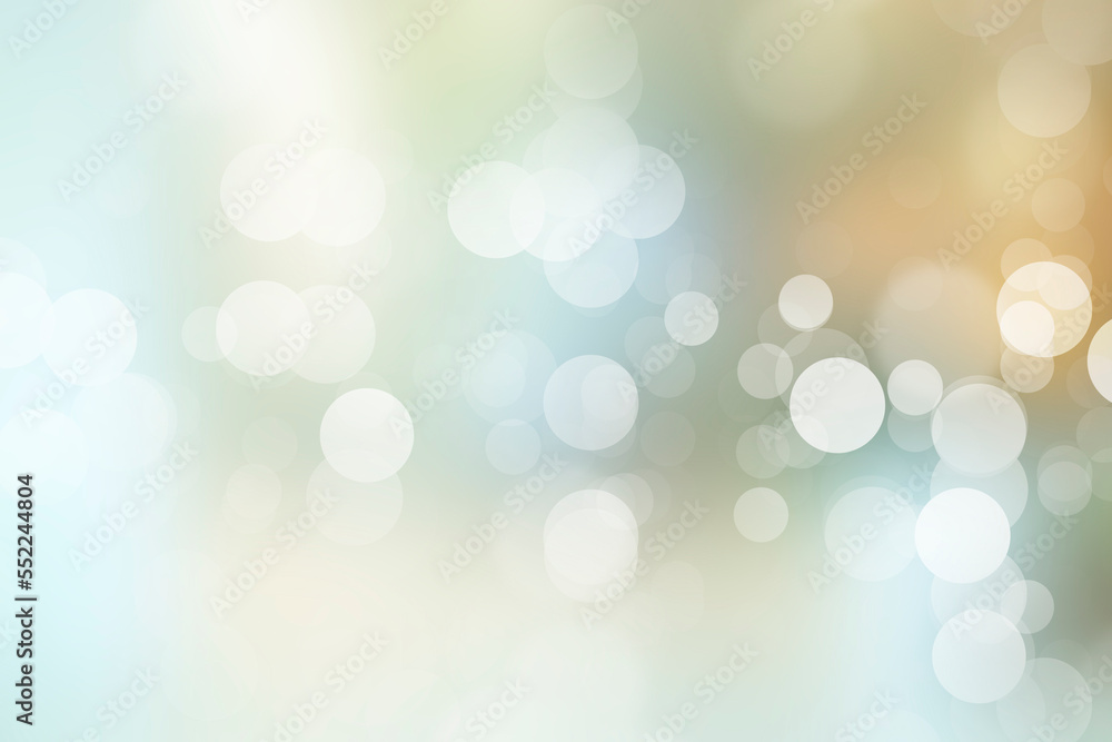 Obraz premium abstract bokeh background green and white