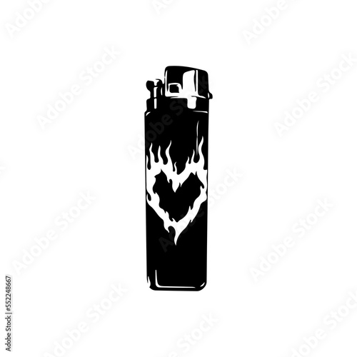 lighter illustration vector with concept