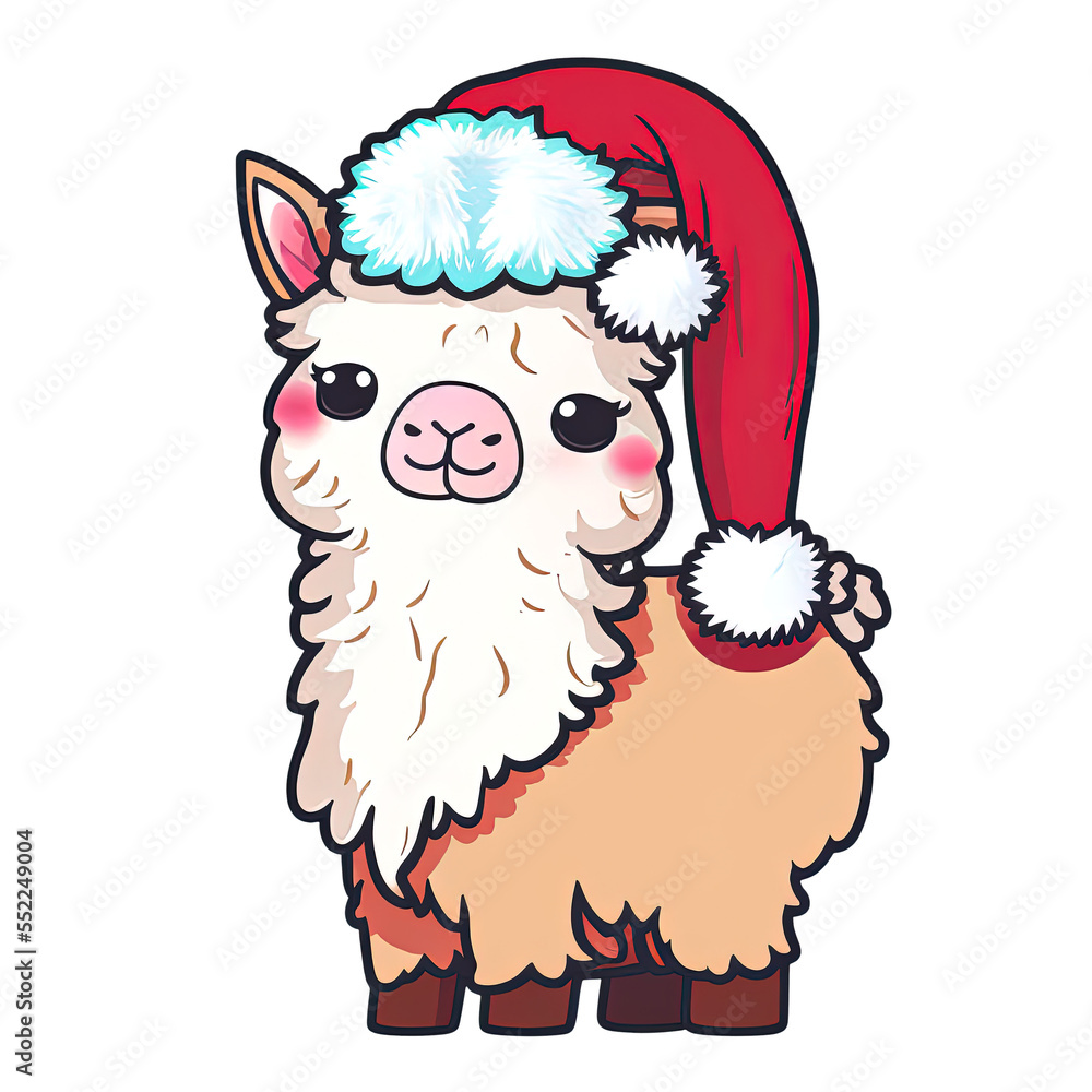 Cute Christmas Lamas Cute Christmas Lamas