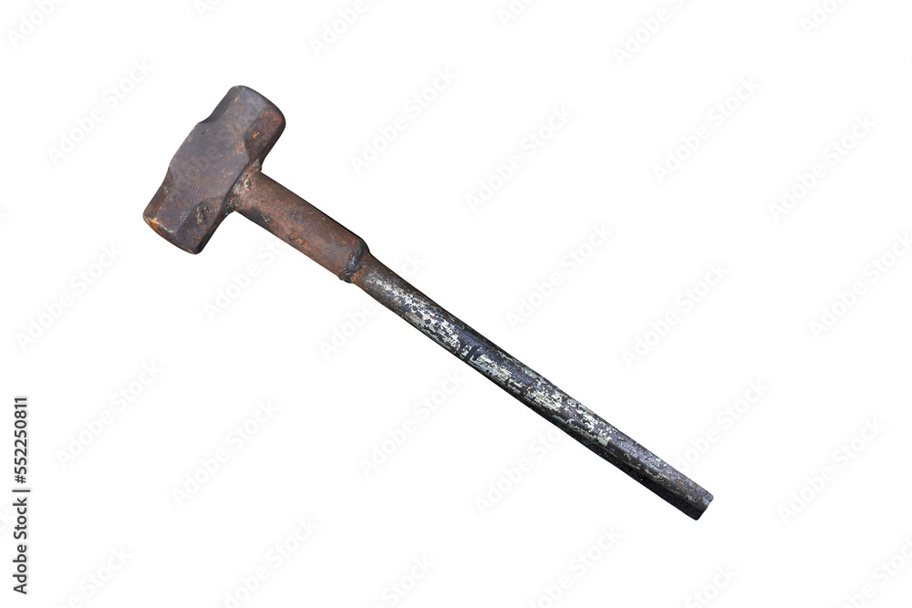 Blacksmith hammer isolated on transparent background. Blacksmith hammer isolated on transparent background.