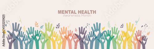 Mental Health Awareness Month banner.