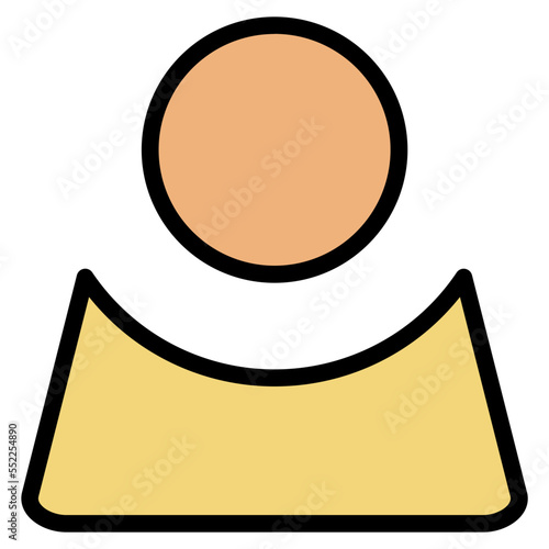 profil filled line icon