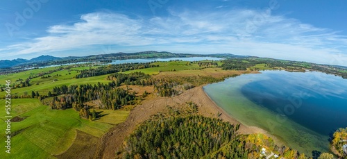 Herbst im Ostallgäu zwischen Forggensee und Bannwaldsee bei Schwangau photo