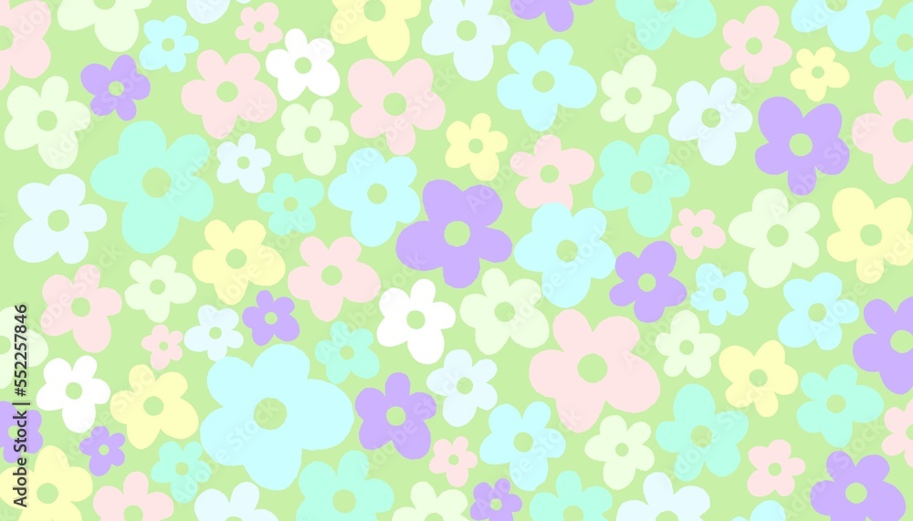 pattern with flowers