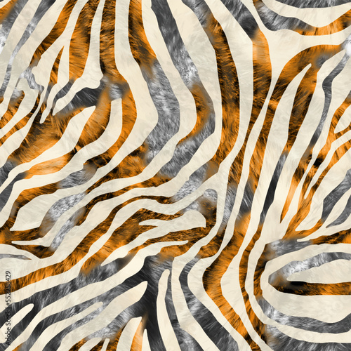 zebra skin background