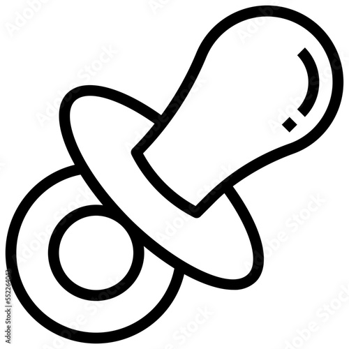  baby pacifier icon