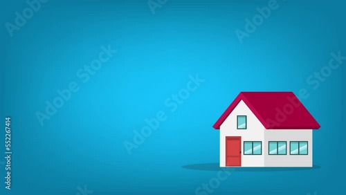 Wallpaper Mural Mortgage and home buying concept. Calculator, coin and percent symbol with house icon. Torontodigital.ca