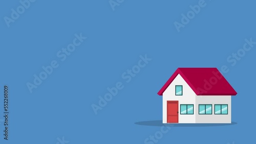 Wallpaper Mural Mortgage and home buying concept. Calculator, coin and percent symbol with house icon. Torontodigital.ca