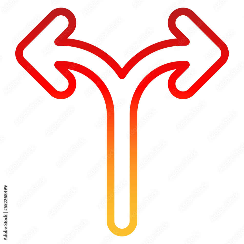 alternate gradient line icon alternate gradient line icon
