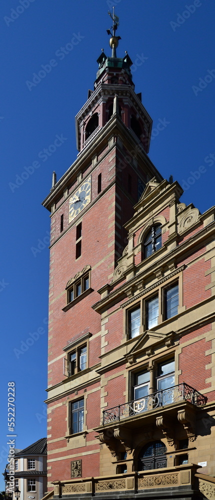 Historical City Hall in the Old Town of Leer, East Frisia, Lower Saxony Historical City Hall in the Old Town of Leer, East Frisia, Lower Saxony