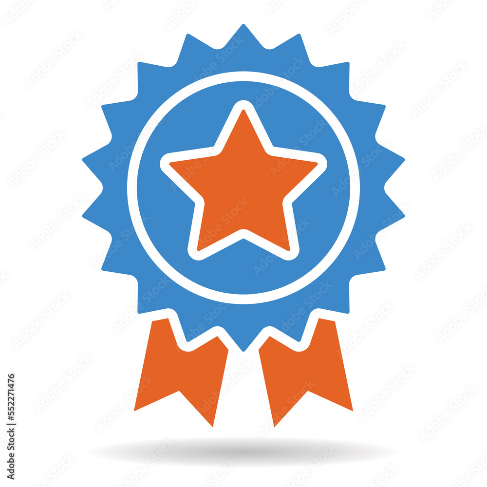 seal with star symbol, vector illustration seal with star symbol, vector illustration