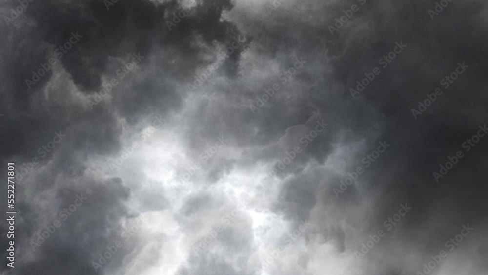 4k view of dark cumulonimbus clouds and thunderstorm 4k view of dark cumulonimbus clouds and thunderstorm