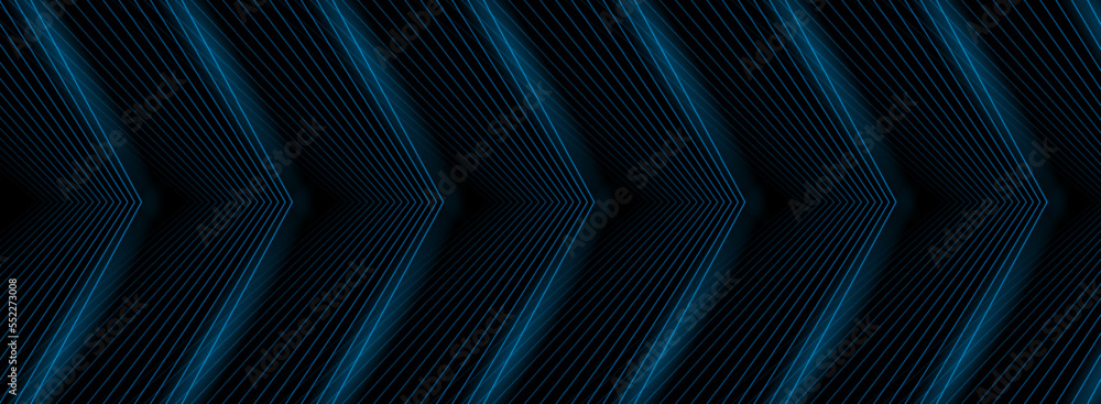 Blue minimal arrows lines abstract futuristic tech background. Vector digital art banner design Blue minimal arrows lines abstract futuristic tech background. Vector digital art banner design