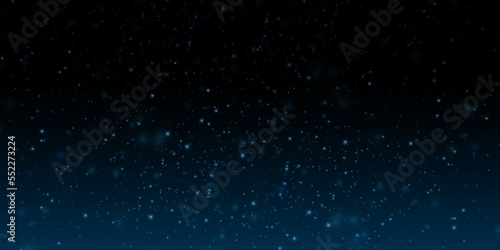 Glitter Little Millions Of Stars On Dark Blue Night Sky Background