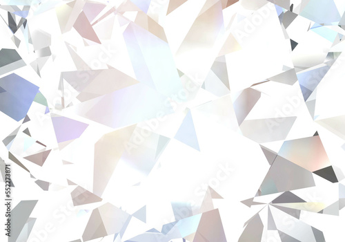Realistic diamond texture close up, Design wallpaper. 3D rendering
