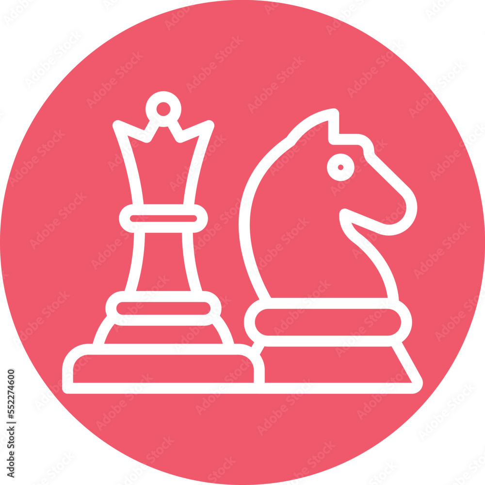 Pawn with Chess Vector Icon Pawn with Chess Vector Icon