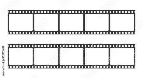 Film strips. Camera roll. Movie strip. Old film frame. 