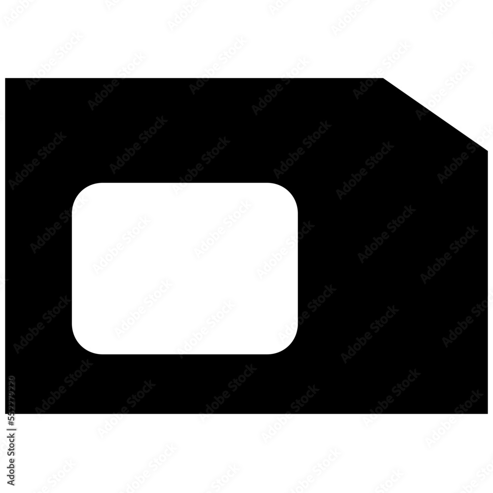 Naklejka premium Sim