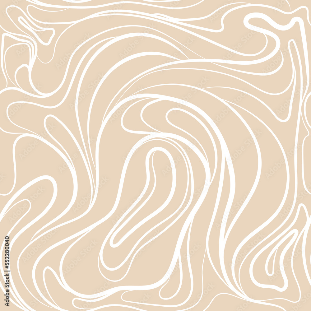 Wavy lines seamless monochrome pattern vector illustration.Hand drawn smooth white lines seamless background,abstract texture for wallpaper,print paper,cover,web,textile and other design Wavy lines seamless monochrome pattern vector illustration.Hand drawn smooth white lines seamless background,abstract texture for wallpaper,print paper,cover,web,textile and other design