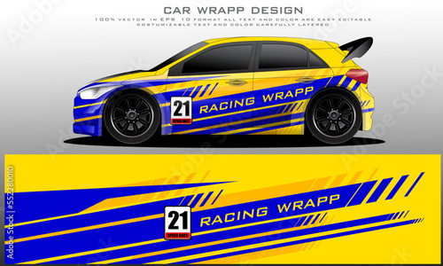 car livery graphic vector. abstract grunge background design for vehicle vinyl wrap and car branding