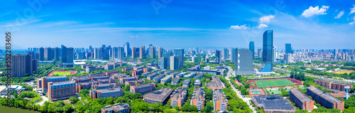 Aerial Scenery of Zhejiang Wanli University, China #552283405