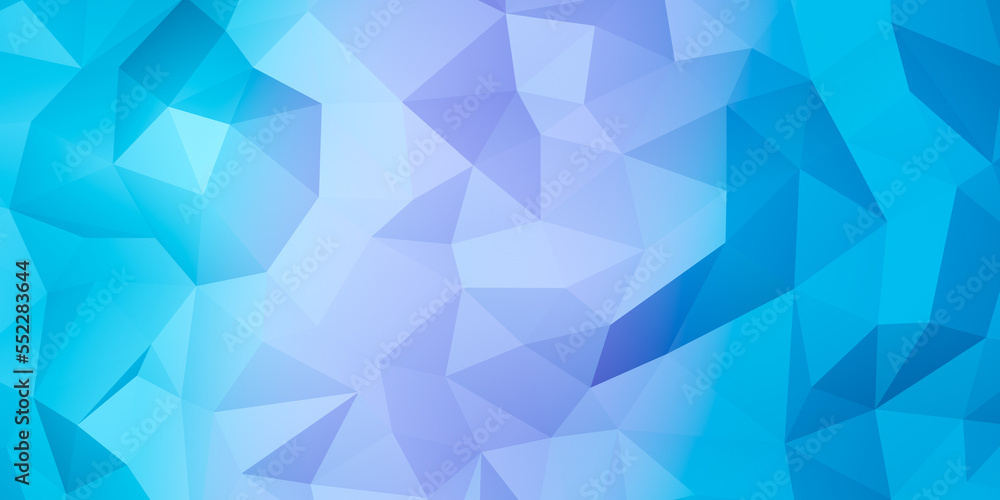 Blue polygons background, polygonal abstract wallpaper with geometric shapes and texture patterns blue color gradient backdrop with copy space for text Blue polygons background, polygonal abstract wallpaper with geometric shapes and texture patterns blue color gradient backdrop with copy space for text