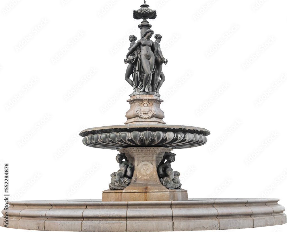 Obraz premium Isolated PNG cutout of a statue on a transparent background, ideal for photobashing, matte-painting, concept art 