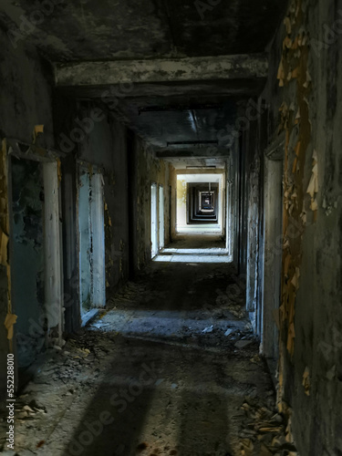 Coridor in abandoned building