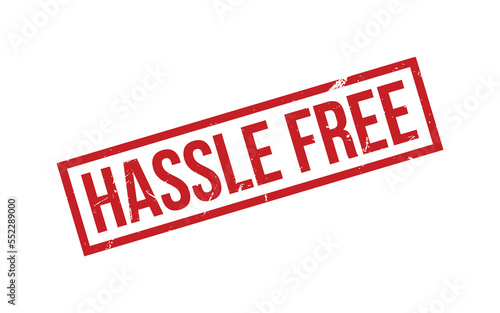 Hassle Free Rubber Stamp Seal Vector
