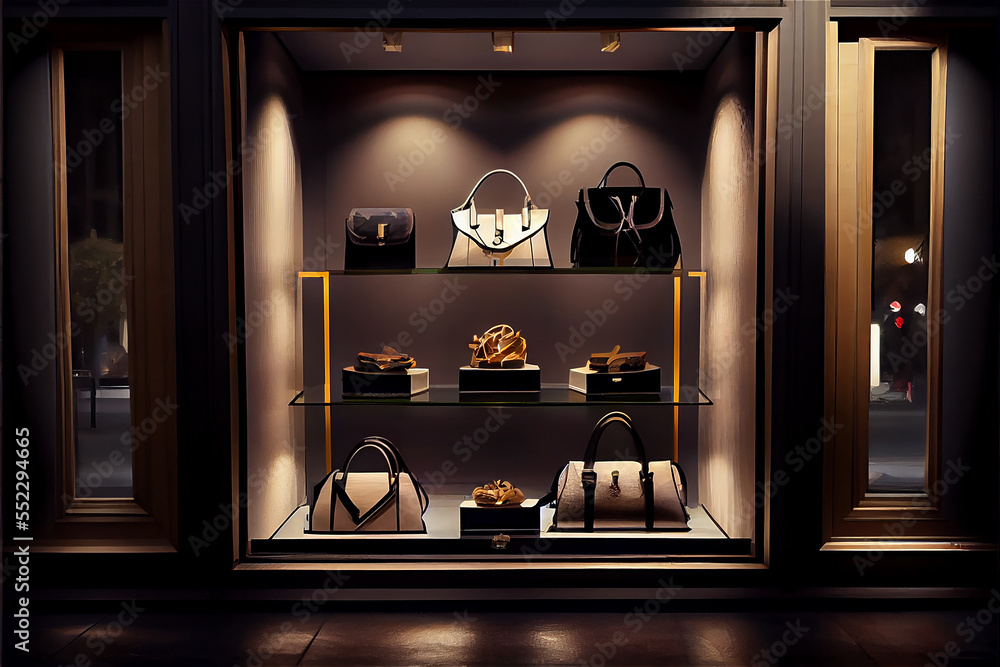 Who says luxury shop windows are expensive to do?