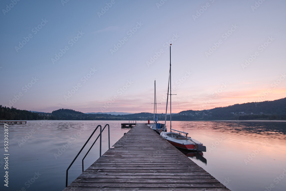 pier at sunset