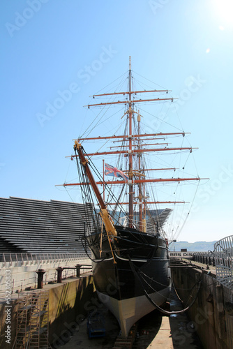 Fotografie RRS Discovery in the Scottish city of Dundee