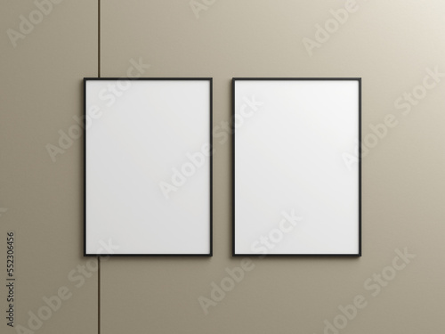 Hanging frame mockup for art and quotes.