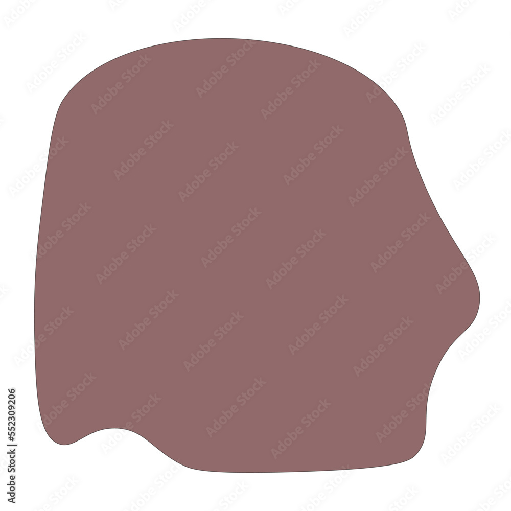 pastel abstract blob hand drawn vector element