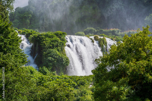 The majesty of the Marmore waterfall. Dream Umbria.